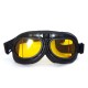 Angled Retro Vintage Motorcycle Helmet Eyewear Goggles Riding Glasses For Harley Cafe Windproof Waterproof