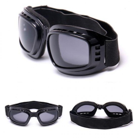 Unisex Full Rim Skiing Glasses Foldable Tactical Goggles Skate Climbing Cycling Sunglasses Eyewear