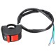 0.87in 22mm Universal Motorcycle Handlebar Stall Flash Kill Stop Button Switch