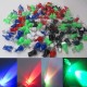 10PCS T10 1W 25LM Bulb Motorcycle Steel Ring /Instrument/Fog Lamp DC 12V Car Auto Colorful Lights