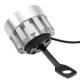 10V-85V DC 12W LED Light Motorcycle Scooter Bicycle Rear View Mirror Lamp Handlebar Silver