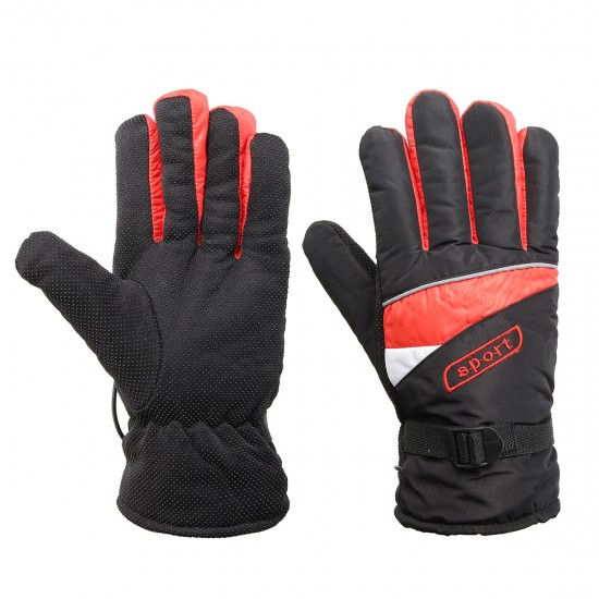 12V Waterproof Electric Heated Gloves Outdoor Motorcycle Ski Winter Warmer