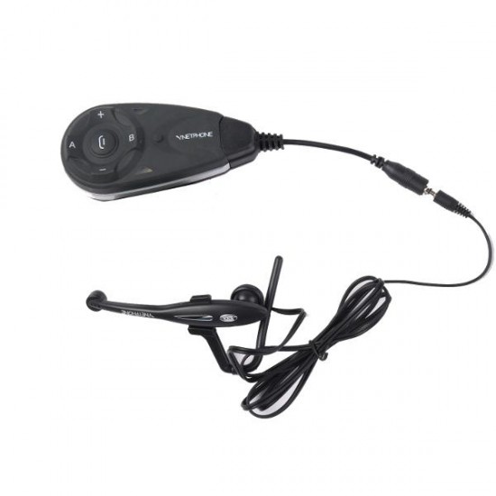 1200m 5 User Intercom Stereo Headset Full-duplex Referee V5C Interphone with Bluetooth Function