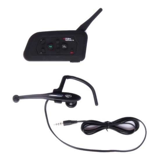 1200m Full-duplex 4 User Intercom Helmet Waterproof Interphone with Bluetooth Function V4C