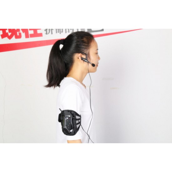 1200m Full-duplex 4 User Intercom Helmet Waterproof Interphone with Bluetooth Function V4C