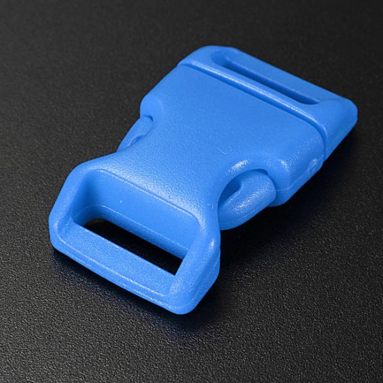 15mm Plastic Contoured Side Release Buckles Bags Belt Fastener