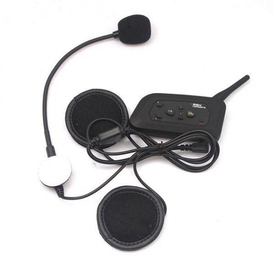 1pc 1000M 4 People Group Talking Helmet Intercom With Bluetooth No Need Change Channels