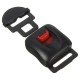 Clip Chin Strap Quick Release Buckle For Motorcycle Helmet Black Red
