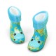 Children Girls Boys Cartoon Cotton Padded Jelly Winter Warm Rain Boots