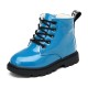 Children Unisex Winter Plush Warm Waterproof PU Leather Casual Boots