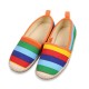 Kids Loafers Children Striped Canvas Sneakers Slip On Flats Boys Girls Shoes