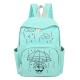 Casual Students Canvas Backpack Large Capacity Durable School Bag for Teenager