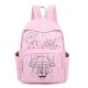 Casual Students Canvas Backpack Large Capacity Durable School Bag for Teenager