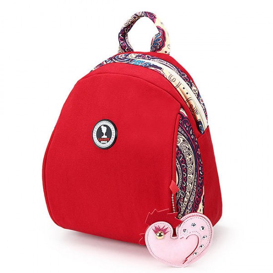 Mini Canvas Kids Bag Fashion Multifunction Small Backpack Daypack Diaper Bag