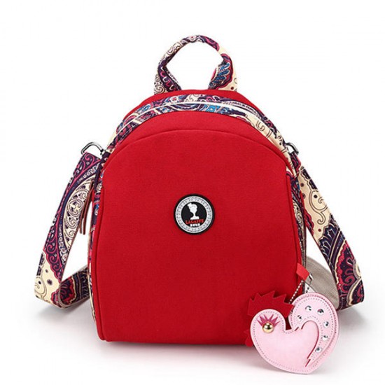 Mini Canvas Kids Bag Fashion Multifunction Small Backpack Daypack Diaper Bag