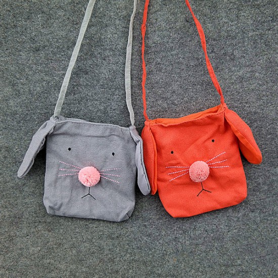 Children Cartoon Rabbit Crossbody Cute Casual Shoulder Bag for Kindergarten Kids