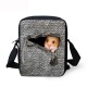 Kids Polyester Cat Dog Outdoor Small Shoulder Crossbody Bag