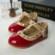 2016 New Princess Girls Rivet Sandals Children Fashion Dress Shoes Flats Loafers Casual