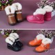 Baby Children Fur Snow Ankle Boots Waterproof Leather Shoes