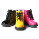 Baby Children Martin Boots Fur Leather Candy Snow Shoes Baby Children Martin Boots Fur Leather Candy Snow Shoes