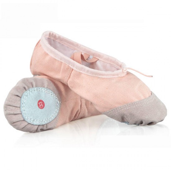 Ballet Dance Gymnastics Shoes Girl Soft Women Canvas Fitness Slippers