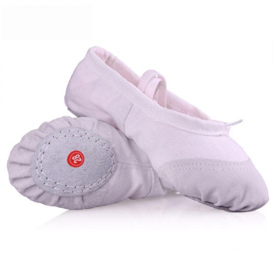 Ballet Dance Gymnastics Shoes Girl Soft Women Canvas Fitness Slippers