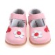 Cute Flower Artificial Leather Hook Loop Girls Dress Shoes Cute Flower Artificial Leather Hook Loop Girls Dress Shoes