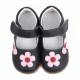 Cute Flower Artificial Leather Hook Loop Girls Dress Shoes Cute Flower Artificial Leather Hook Loop Girls Dress Shoes