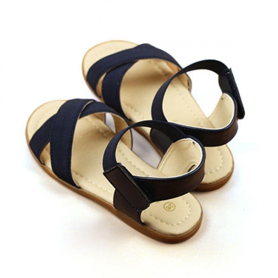 Girls Summer Roman Sandals Princess Dress Shoes Kids Beach Breathable Open Toe Flats Children Causal Girls Summer Roman Sandals Princess Dress Shoes Kids Beach Breathable Open Toe Flats Children Causal