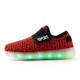 KIDS USB LED Luminous Light Weight Sneakers Light Up Shoes Colorful Flash Shoes