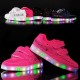 Kids Colorful LED Shoes Sneakers Light Up Sports Shoes Dance Magic Tapes