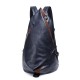 14 inches Men PU Leather Minimalist Leisure Travel Backpack Large Capacity Laptop Bag Satchel