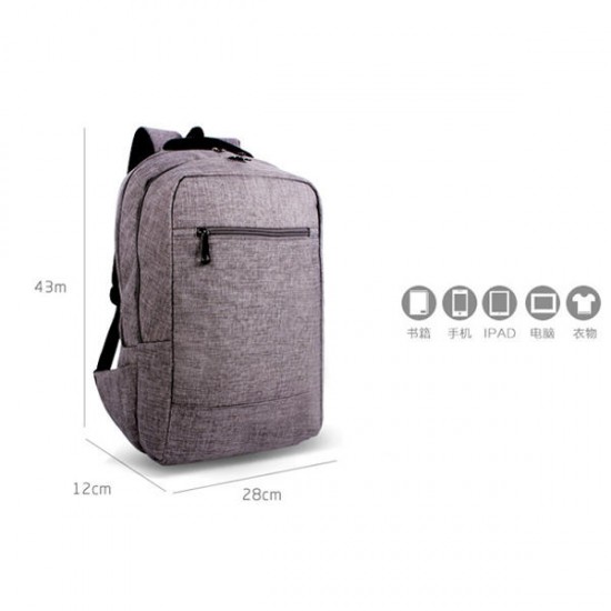 14inch Laptop Men Women Canvas Backpack Student Outdoor Travel Hiking Backpack