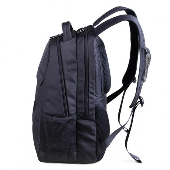 16 Inch Nylon Backpack Business Casual Airbag Shockproof Waterproof Laptop Bag For Men Women