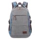 18in Laptop Backpack Casual Travel Bag Canvas Bag with USB Charging Port