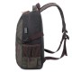 18in Laptop Backpack Casual Travel Bag Canvas Bag with USB Charging Port