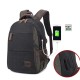 18in Laptop Backpack Casual Travel Bag Canvas Bag with USB Charging Port 18in Laptop Backpack Casual Travel Bag Canvas Bag with USB Charging Port