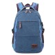 18in Laptop Backpack Casual Travel Bag Canvas Bag with USB Charging Port 18in Laptop Backpack Casual Travel Bag Canvas Bag with USB Charging Port
