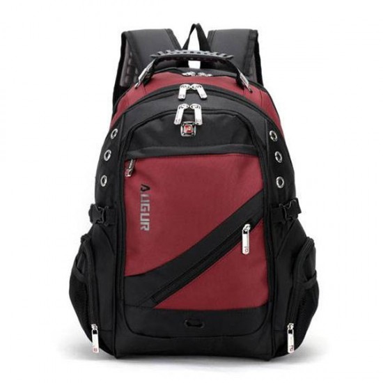 AUGUR Men Oxford Leather Waterproof Big Capacity Travel Outdoor Laptop Shoulders Bag Backpack AUGUR Men Oxford Leather Waterproof Big Capacity Travel Outdoor Laptop Shoulders Bag Backpack