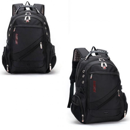 AUGUR Men Oxford Leather Waterproof Big Capacity Travel Outdoor Laptop Shoulders Bag Backpack AUGUR Men Oxford Leather Waterproof Big Capacity Travel Outdoor Laptop Shoulders Bag Backpack