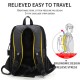 Alarm System Men Anti-theft Backpack Water Repellent Business Travel Laptop Backpack