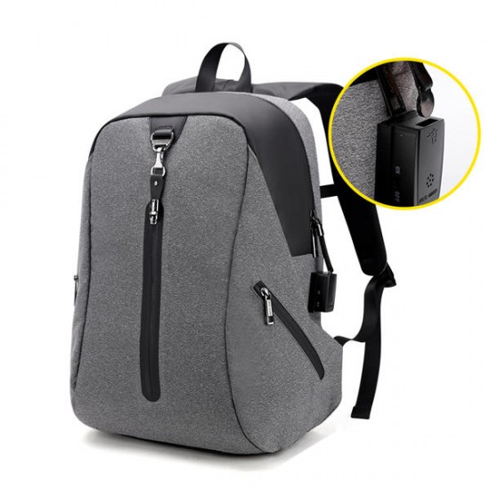 Alarm System Men Anti-theft Backpack Water Repellent Business Travel Laptop Backpack Alarm System Men Anti-theft Backpack Water Repellent Business Travel Laptop Backpack