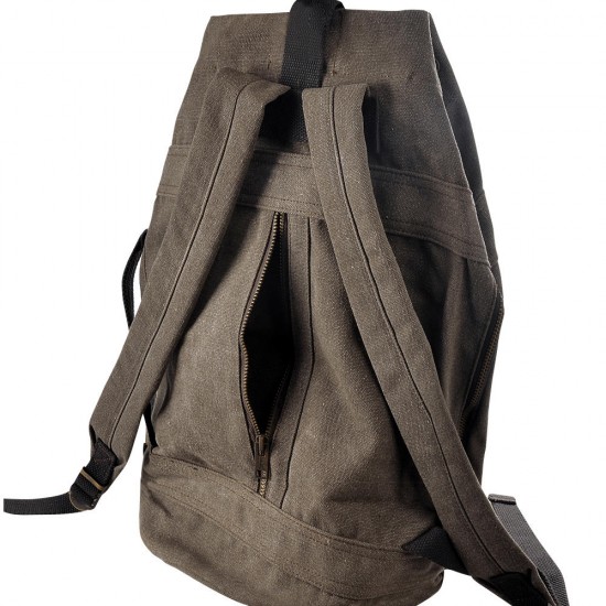 Men Canvas Outdoor Hiking Backpack