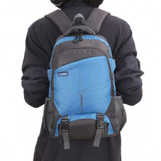 Nylon Waterproof Outdoor Casual Travel Multi-Pocket Backpack