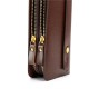 10 Card Slots Clutch Bag Pu Leather Wallet Business Phone Bag For Men