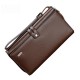 16 Card Solts Men PU Leather Minimalist Business Long Wallet Card Holder Cluthes Bag Purse