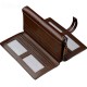 16 Card Solts Men PU Leather Minimalist Business Long Wallet Card Holder Cluthes Bag Purse