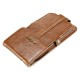 2 Card Slots Phone Bag 5.5'' Smartphone Wallet PU Leather Waist Bag For Men Women