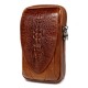 4.7 to 6 Inches Cell Phone Pouch Genuine Leather Waterproof Waist Pack For Men 4.7 to 6 Inches Cell Phone Pouch Genuine Leather Waterproof Waist Pack For Men