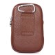 6 Inches Cell Phone Men Cowhide Genuine Leather Waist Bag